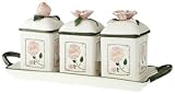 Produkt-Bild: Villeroy & Boch 14-5476-8355 Wildrose Charm Marmeladendosen-Set 3tlg. mit Tablett