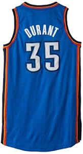 NBA Oklahoma City Thunder Authentic Kevin Durant #35, Large