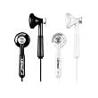 ZN-EP5446-2PKGBW 2-Pack Zenex MP3/MP4 Player Stereo Earbuds (1 Black, 1 White)
