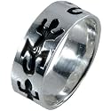 Carved Geckos - Silver Ring