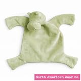 Green Hippo Baby Cozies Blanket