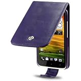 FLIP LEDER HANDYTASCHE ETUI CASE H�LLE F�R HTC ONE X IN LILAvon "CELLAPOD"