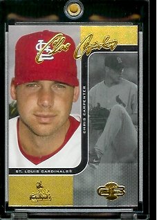 2006 Topps Co-Signers Chris Carpenter St. Louis Cardinals Baseball Card #78 - Mint Condition - In Protective Display Case !!