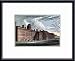 Columbia College and College Green, New York, 1830, Art Poster with Metal Frame, poster size: 12 x 9