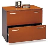 Bush Business Furniture Corsa Series Auburn Maple Lateral File (Ready to Assemble)
