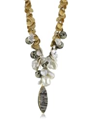 Devon Leigh Zebra and Animal Print Jasper Necklace