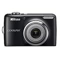 Nikon Coolpix L23 Digitalkamera (10 Megapixel, 5-fach opt. Zoom, 6,7 cm (2,7 Zoll) Display, bildstabilisiert) schwarz