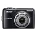 Nikon Coolpix L23 Digitalkamera (10 Megapixel, 5-fach opt. Zoom, 6,7 cm (2,7 Zoll) Display, bildstabilisiert) schwarz