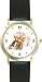 Michael Faraday - Magnetic Induction of Electricity - WATCHBUDDY® DELUXE TWO-TONE THEME WATCH - Arabic Numbers - Black Leather Strap-Size-Large ( Men's Size or Jumbo Women's Size )