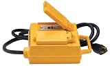 Outlets: Coleman Cable 02816 12/3 6-Foot 15 Amp 120-Volt Quad Box Ground Fault Circuit Interrupter