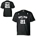 Search : San Antonio Spurs Tee - Tim Duncan #21 Name and Number Tee (Black)