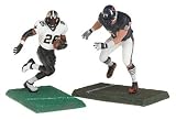 DEUCE MCALLISTER / NEW ORLEANS SAINTS & BRIAN URLACHER / CHICAGO BEARS * 3 INCH * McFarlane's NFL Sports Picks Series 1 Mini Figure 2-Pack