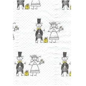Designer Wedding Toilet Paper