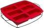 KitchenAid Silicone 6-in-1 Loaf Pan with Sled, Red