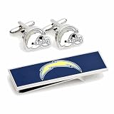 San Diego Chargers Cufflinks and Money Clip Gift Set
