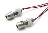 Silver LED License Plate Lights Bolts