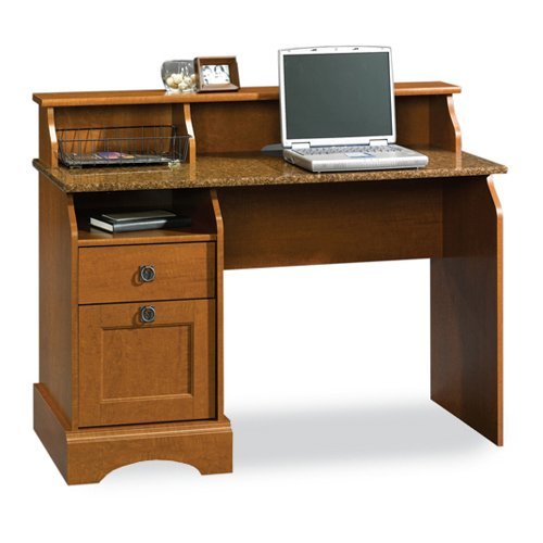 Sauder Graham Hill Desk in Autumn Maple