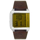 Diesel Mens Digital Stainless Steel and Brown Leather Watch #DZ7093 by Diesel