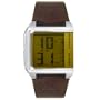 Diesel Men's DZ7093 Digital Stainless Steel and Brown Leather Watch