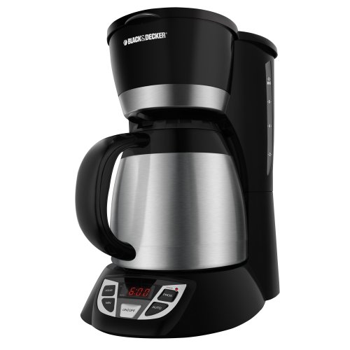 Black & Decker CM1509 8-Cup Programmable Coffeemaker with Thermal Carafe