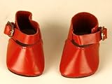 Schildkröt Puppenkleidung, rote oder weiße Schnallenschuhe für 46 + 49 cm Puppen