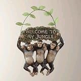 Monkeys Welcome Sign