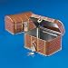 Pirate Treasure Chest, Metal with Lock