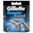 Gilete Senser Excel - 10 Cartridges