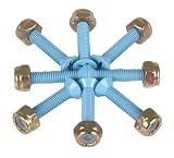 Halos Skateboard Hardware - 1 Inch - Light Blue
