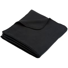 Carpoint 0310011 Flausch Decke, schwarz
