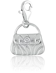 Its Charming Sterling Silver Pocketbook with Diamond Accent Charm z-8643