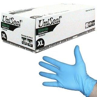 1000 UniSeal Nitrile Powder-Free Exam Gloves MEDIUM