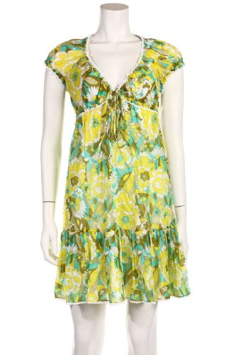 Milly Cabana Women's Adriana Ruffle Cover-up Dress, X-Small