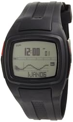 Quiksilver Men's M144TR Digital Tide Movement Moondak Watch