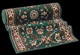 Carpeting Green Polypropylene, Carpet Runner 26 in. wide Sold by running ft.