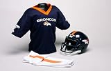 Denver Broncos Kids Small NFL Helmet & Uniform Set