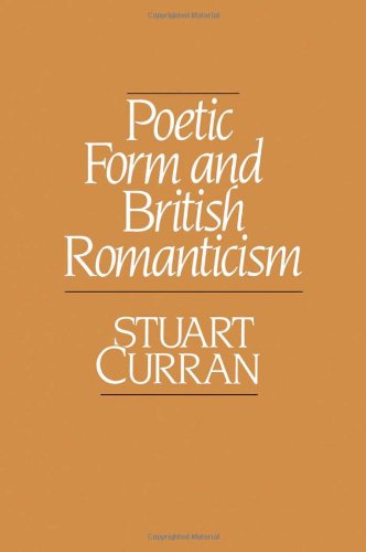 Poetic Form and British Romanticism