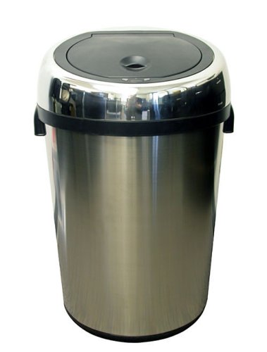 HealthPersonalCare: iTouchless Commercial Size Stainless Steel Trashcan, 22 Gallon  83 Liter 