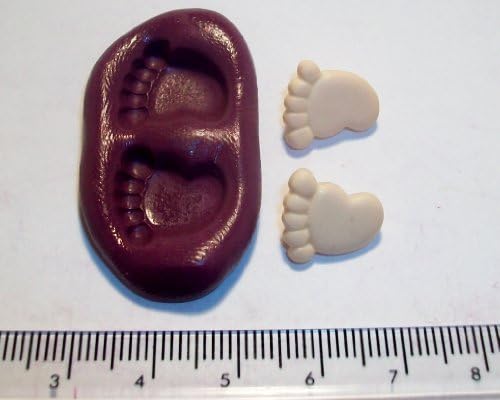 Silicone Mould Baby Feet Icing Cake Cupcake Decoration