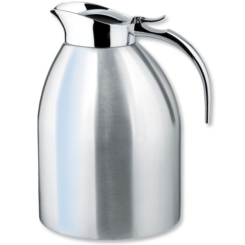 Isosteel Tableline VA-9332K Thermos a pompa 2,0 L, acciaio INOX 18/8, lavabile in lavastoviglie