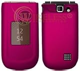 Rose Pink Rubberized Hard SnapOn Cover for Nokia 3710 Fold Protector Case