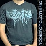To Die For Sketchy Charcoal T Shirt Size Medium