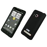 EMPIRE Black Rubberized Stealth Hard Case Cover for Sprint HTC EVO 4G