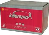 Killerspin 3-Star ITTF Approved Table Tennis Balls, 72-Pack (Orange)