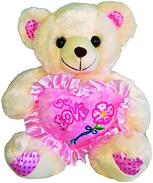 ***LOVE*** Teddy Bear 12" (30 cm) white *****FREE SHIPPING*****