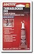 Loctite - 243 Blue Threadlocker Oil Resistant/Medium Strength, 6 ml. (37419)