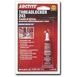 243 Blue Threadlocker Oil Resistant/Medium Strength, 6 ml. (37419)