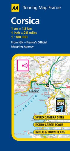 City Travel Guides Discounted   : Corsica (AA Road Map France)