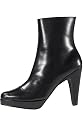 Newport News Leather platform bootie