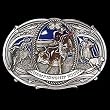 Rodeo Pewter Belt Buckle - Fan Shop Sports Team Merchandise